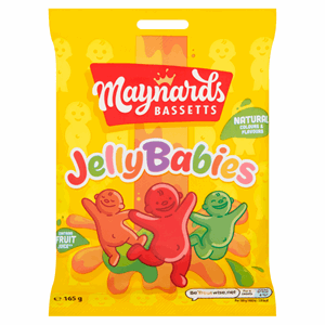 Maynards Bassetts Jelly Babies 165g Image