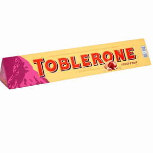 Toblerone Fruit & Nut with Honey & Almond Nougat Bar 340g Image