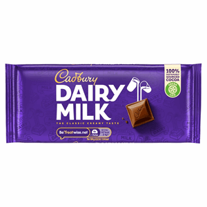 Cadbury Dairy Milk Chocolate Bar 110g Image