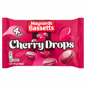 Maynards Bassetts Cherry Drops 4 Pack 180g Image