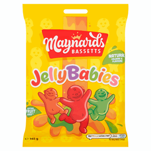 Maynards Bassetts Jelly Babies 165g Image