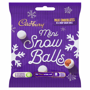 Cadbury Mini Snowballs 80g Image