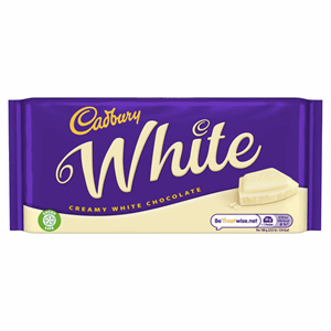 Cadbury Creamy White Chocolate Bar 180g Image