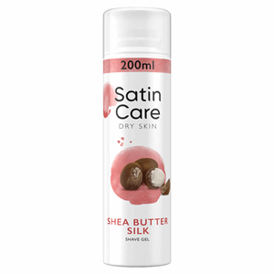 Gillette Satin Care Shave Gel, Shea Butter Silk 200ml Image