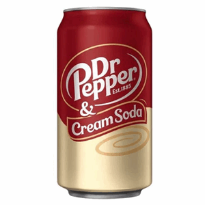 Dr Pepper & Cream Soda 355ml Image