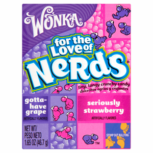 Wonka For The Love of Nerds Grape & Strawberry 46.7g Image