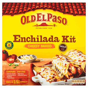 Old El Paso Enchilada Kit Cheesy Baked 663g Image