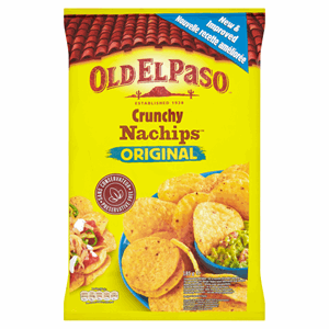 Old El Paso Crunchy Nachips Original 185g Image