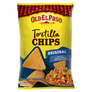 Old El Paso Crunchy Salted Tortilla Chips 185g Image