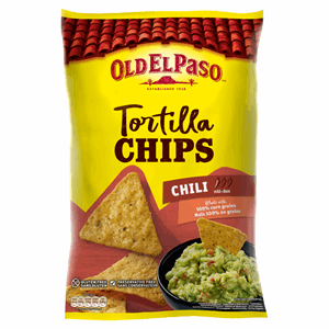 Old El Paso Crunchy Chilli Tortilla Chips 185g Image