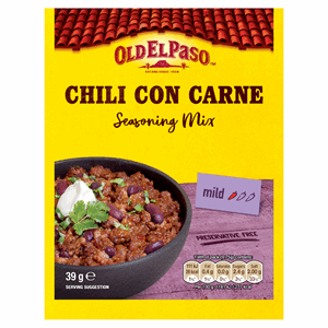 Old El Paso Chili Con Carne Seasoning Mix 39g Image