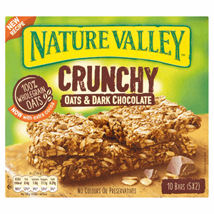 Nature Valley Crunchy Oats & Dark Chocolate 5 x 42g (210g) Image