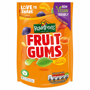 Rowntree's Fruit Gums Sweets Sharing Bag 150g Image