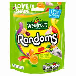 Rowntree's Randoms Sweets Sharing Bag 150g Image
