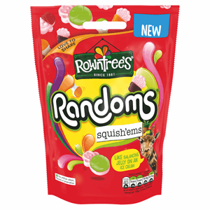 Rowntree's Randoms Squish'ems Sweets Sharing Bag 140g Image