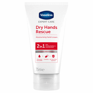 Vaseline Expert Care Dry Hands Rescue Moisturising Hand Cream 75ml Image