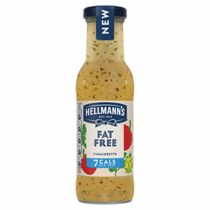 Hellman Salad Dressing Fat Free Vin 250ml Image