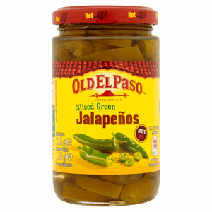 Old El Paso Sliced Green Jalapeños 215g Image