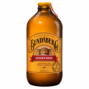 Bundaberg Ginger Beer 375ml Glass Bottle Image