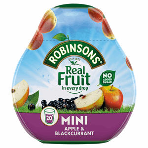 Robinsons Mini Apple & Blackcurrant On-The-Go Squash 66ml Image
